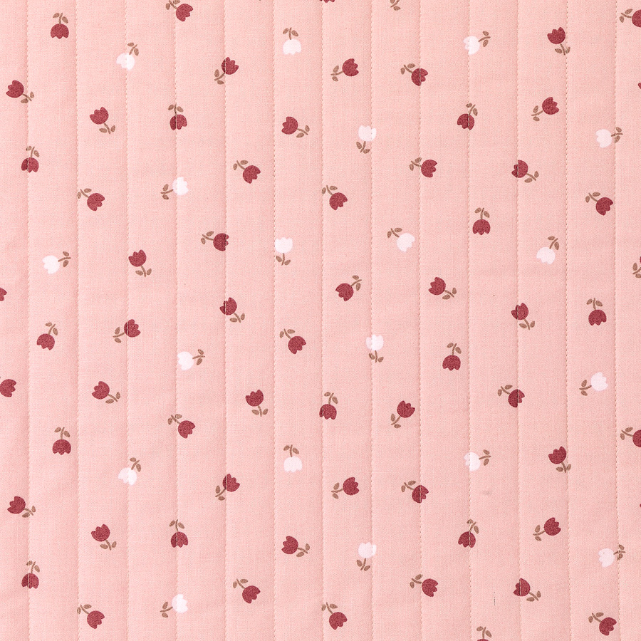 商品ページ｜シーチングキルト カットクロス チューリップ ピンク milk